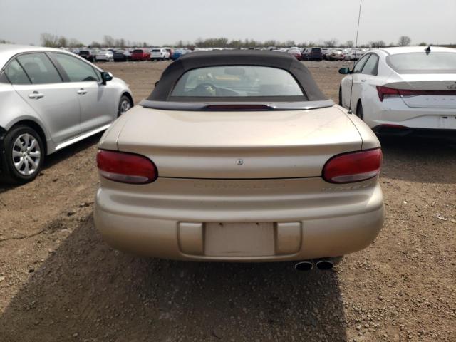 3C3EL55H3YT241451 - 2000 CHRYSLER SEBRING JXI BEIGE photo 6