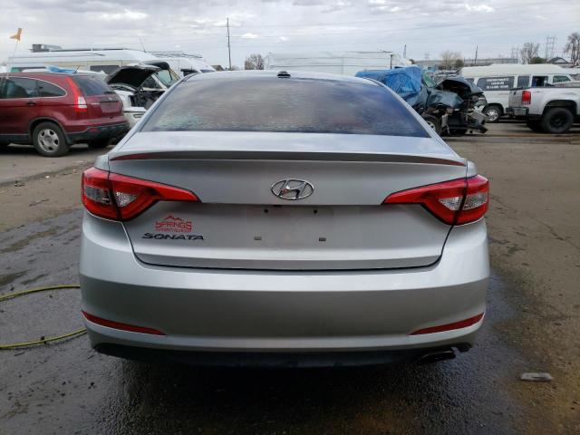 5NPE24AF9GH343977 - 2016 HYUNDAI SONATA SE SILVER photo 6