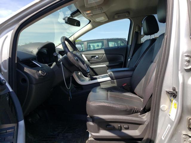 2FMDK3JC4CBA89575 - 2012 FORD EDGE SEL SILVER photo 7