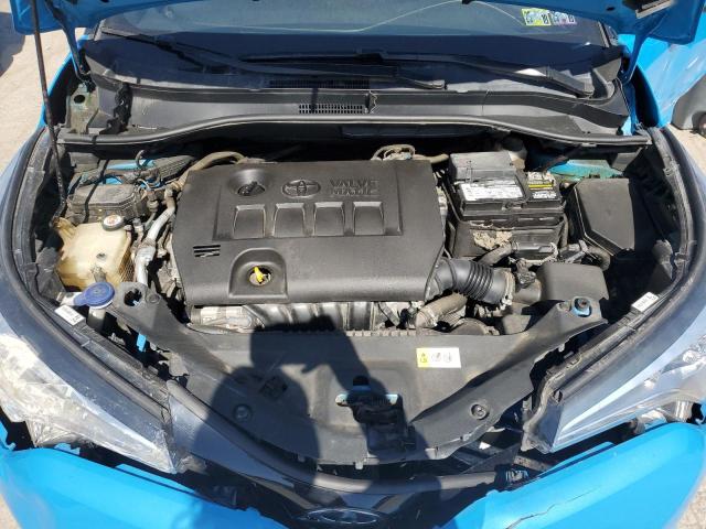 NMTKHMBX6KR088828 - 2019 TOYOTA C-HR XLE أزرق صورة 12