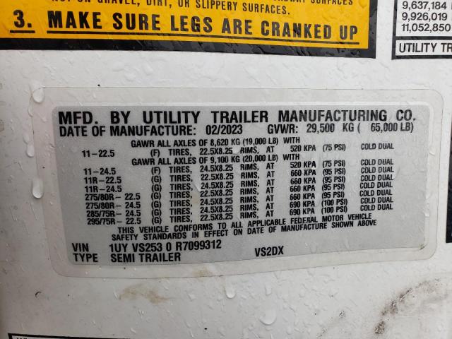 1UYVS2530R7099312 - 2023 UTILITY TRAILER Ağ foto 10