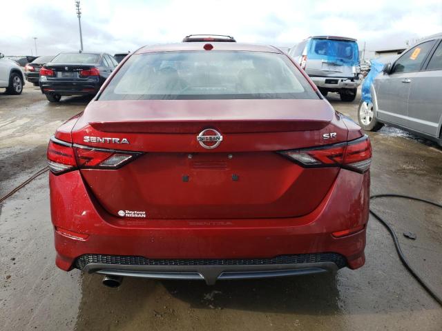 3N1AB8DVXMY259550 - 2021 NISSAN SENTRA SR RED photo 6