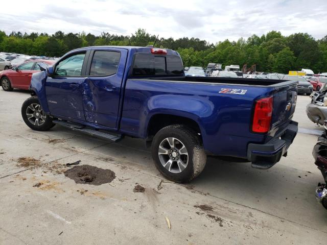 1GCGTCE33F1240351 - 2015 CHEVROLET COLORADO Z71 BLUE photo 2