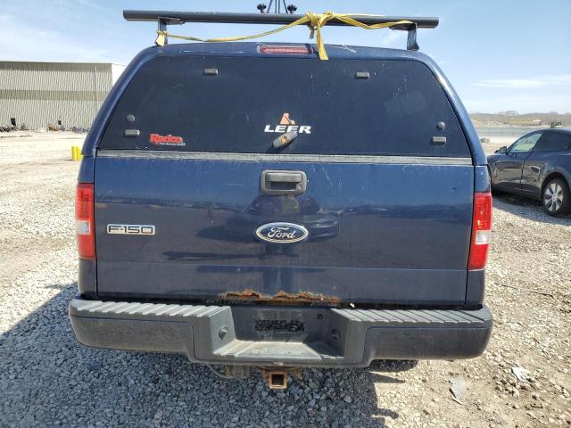 1FTPW14555KB80130 - 2005 FORD F150 SUPERCREW BLUE photo 6