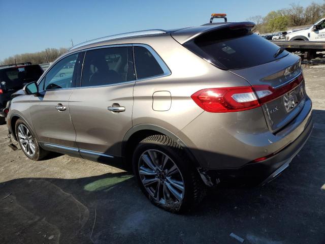 2LMPJ8LP8JBL45229 - 2018 LINCOLN MKX RESERVE أسمر صورة 2