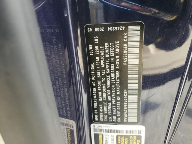 WVWFA71F59V014284 - 2009 VOLKSWAGEN EOS LUX 蓝色 照片 12