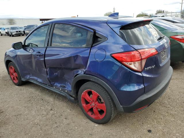 3CZRU5H72GM726812 - 2016 HONDA HR-V EXL BLUE photo 2