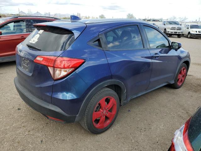 3CZRU5H72GM726812 - 2016 HONDA HR-V EXL BLUE photo 3