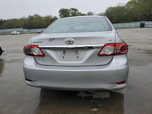 5YFBU4EE8CP032178 - 2012 TOYOTA COROLA BASE SILVER photo 6