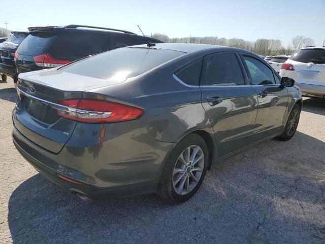 3FA6P0H73HR242516 - 2017 FORD FUSION SE BLACK photo 3