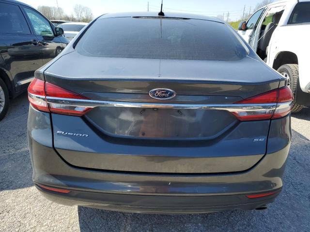 3FA6P0H73HR242516 - 2017 FORD FUSION SE BLACK photo 6