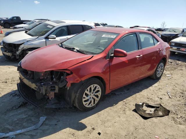 5YFBURHE0HP636520 - 2017 TOYOTA COROLLA L RED photo 1