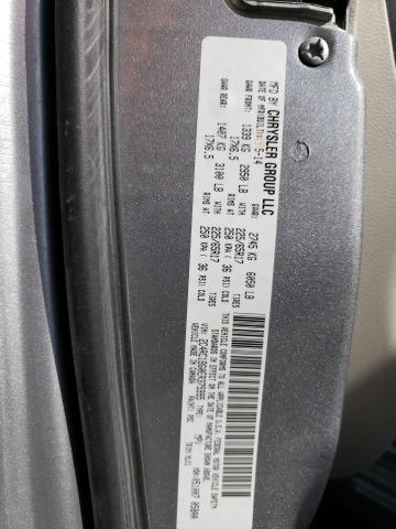 2C4RC1BG0ER375995 - 2014 CHRYSLER TOWN & COU TOURING GRAY photo 13