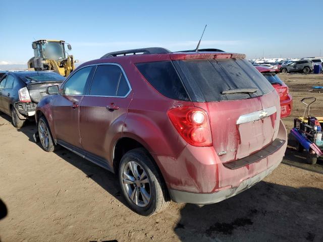 2GNFLEEKXC6236361 - 2012 CHEVROLET EQUINOX LT RED photo 2