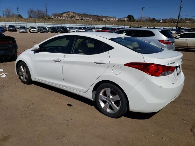 5NPDH4AE1DH371916 - 2013 HYUNDAI ELANTRA GLS WHITE photo 2