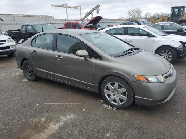 2HGFA165X8H335842 - 2008 HONDA CIVIC LX GRAY photo 4