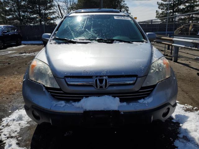 JHLRE48747C061350 - 2007 HONDA CR-V EXL SILVER photo 5