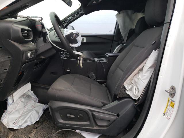 1FM5K8AB9NGA20904 - 2022 FORD EXPLORER POLICE INTERCEPTOR أسود صورة 7