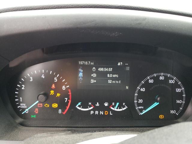 1FM5K8AB9NGA20904 - 2022 FORD EXPLORER POLICE INTERCEPTOR أسود صورة 9