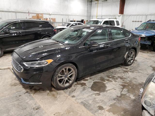 3FA6P0CD4LR124285 - 2020 FORD FUSION SEL BLACK photo 1