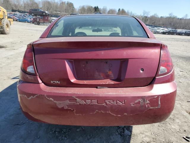 1G8AL55F96Z170880 - 2006 SATURN ION LEVEL 3 MAROON photo 6