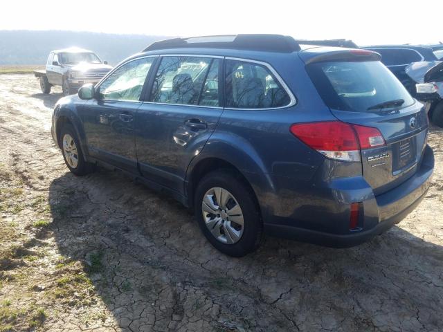 4S4BRBAC4D3265720 - 2013 SUBARU OUTBACK 2.5I BLUE photo 2