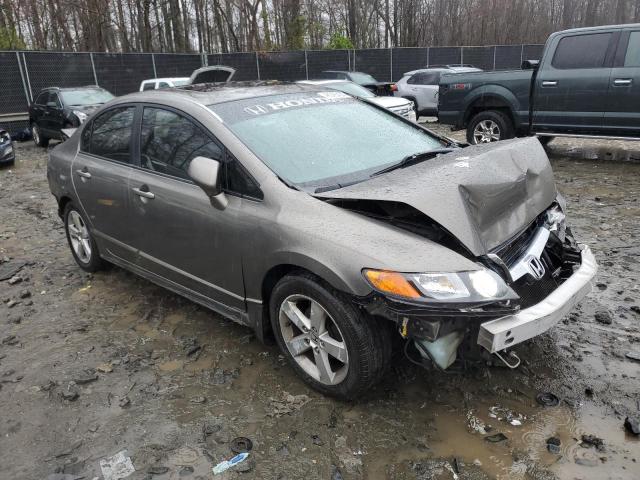 1HGFA15857L139224 - 2007 HONDA CIVIC EX BROWN photo 4