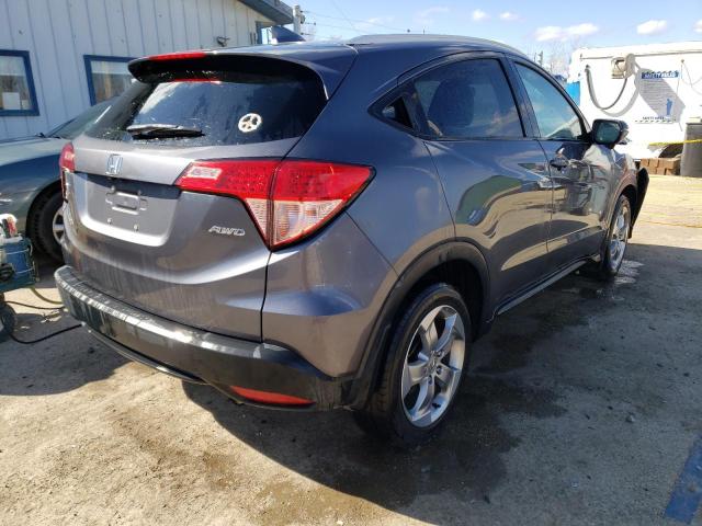 3CZRU6H79HM711621 - 2017 HONDA HR-V EXL GRAY photo 3