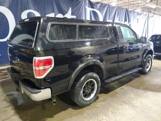 1FTRF12W39KA76620 - 2009 FORD F150 BLACK photo 3