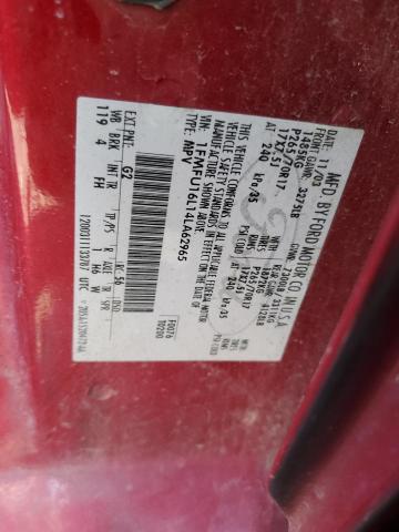 1FMFU16L14LA62965 - 2004 FORD EXPEDITION XLT RED photo 13