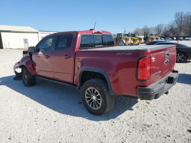 1GCGTEEN2K1351058 - 2019 CHEVROLET COLORADO ZR2 RED photo 2