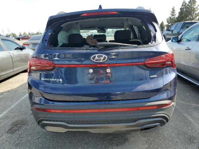 5NMS6DAJ4NH396978 - 2022 HYUNDAI SANTA FE SEL BLUE photo 6