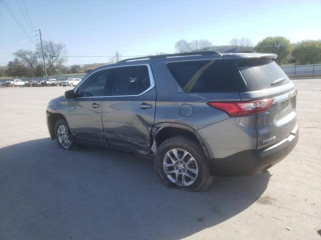 1GNERGKW3KJ275033 - 2019 CHEVROLET TRAVERSE LT GRAY photo 2