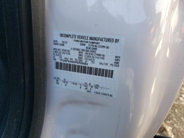 1FDNF6AN5PDF09582 - 2023 FORD F650 SUPER DUTY WHITE photo 10