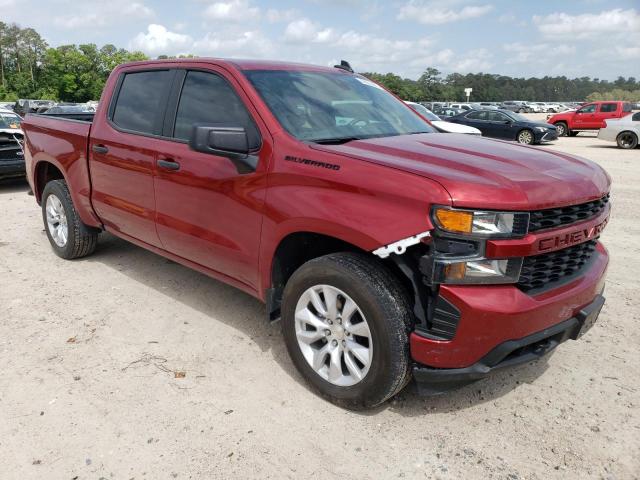 3GCPWBEK7NG153805 - 2022 CHEVROLET SILVERADO C1500 CUSTOM RED photo 4