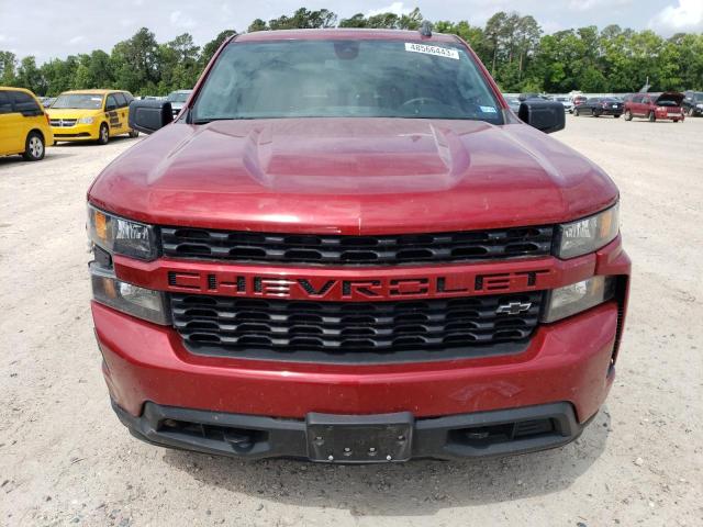 3GCPWBEK7NG153805 - 2022 CHEVROLET SILVERADO C1500 CUSTOM RED photo 5