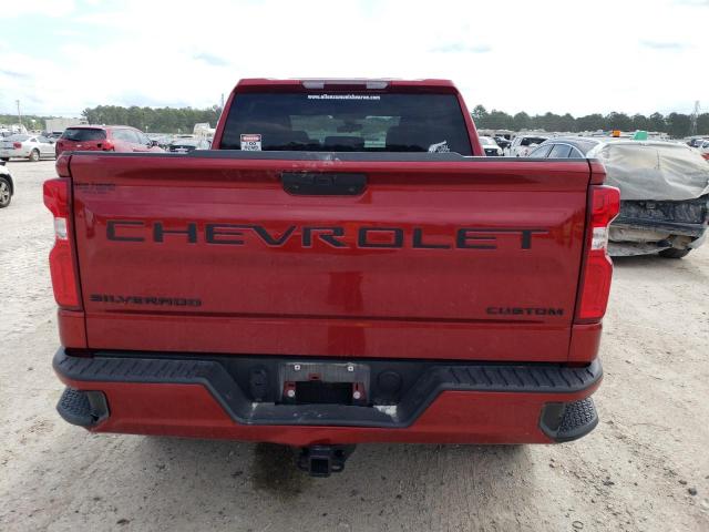 3GCPWBEK7NG153805 - 2022 CHEVROLET SILVERADO C1500 CUSTOM RED photo 6