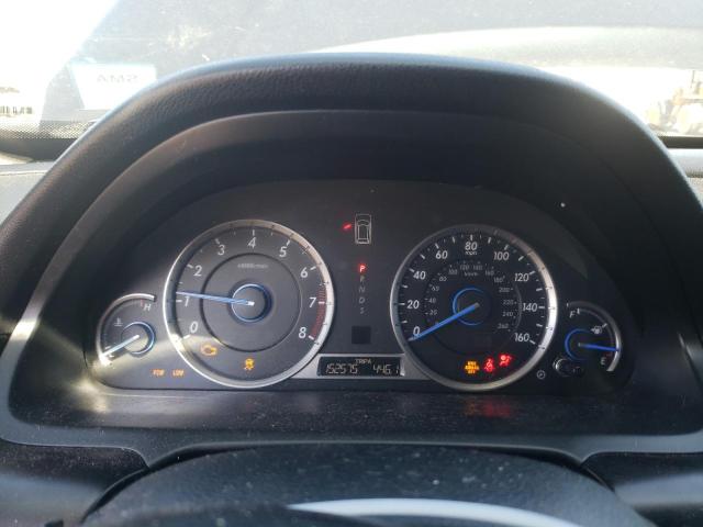 5J6TF2H56DL001529 - 2013 HONDA CROSSTOUR EXL შავი ფოტო 9