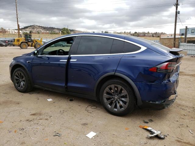 5YJXCDE22JF091007 - 2018 TESLA MODEL X BLUE photo 2