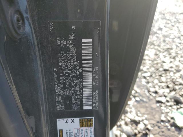 JTLKT324164071571 - 2006 TOYOTA SCION XB BLACK photo 14