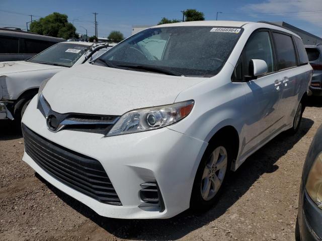 5TDKZ3DC1LS057281 - 2020 TOYOTA SIENNA LE WHITE photo 1