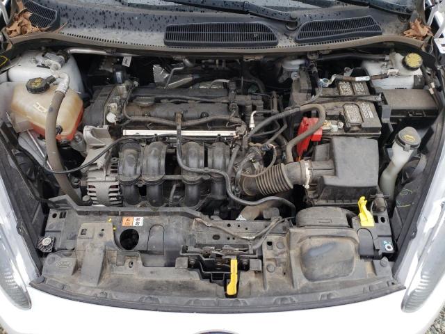 3FADP4EJ8JM147449 - 2018 FORD FIESTA SE WHITE photo 11