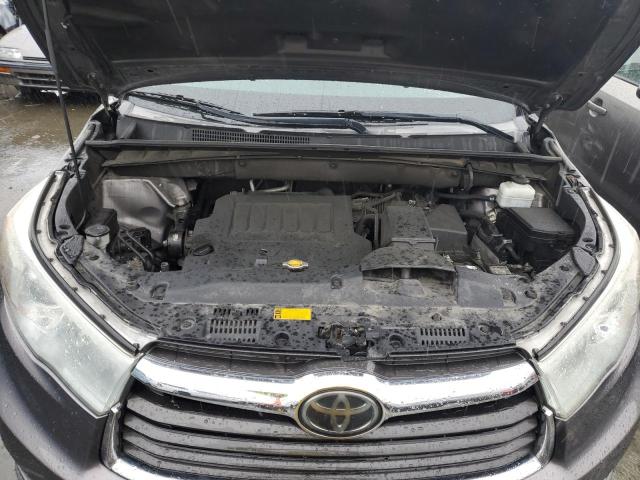 5TDDKRFH1ES053842 - 2014 TOYOTA HIGHLANDER LIMITED GRAY photo 12