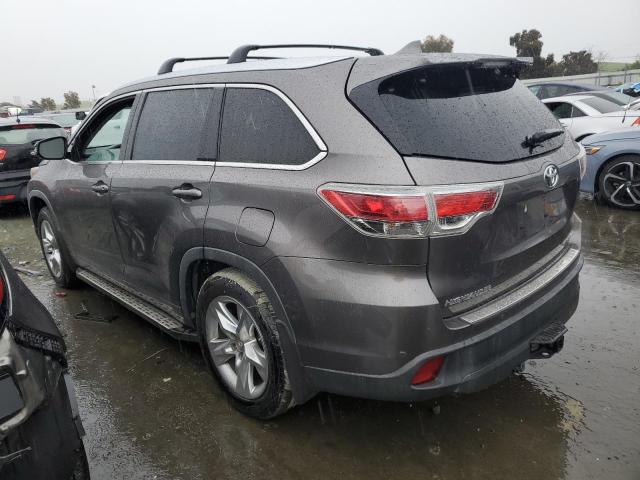 5TDDKRFH1ES053842 - 2014 TOYOTA HIGHLANDER LIMITED GRAY photo 2