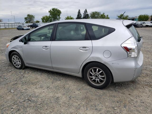 JTDZN3EU2EJ009144 - 2014 TOYOTA PRIUS V GRAY photo 2