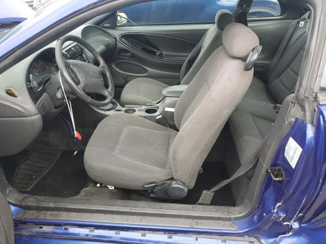 1FAFP40654F238923 - 2004 FORD MUSTANG BLUE photo 7