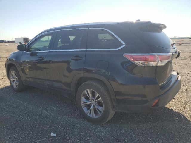5TDKKRFH1FS109576 - 2015 TOYOTA HIGHLANDER XLE 黑色 照片 2