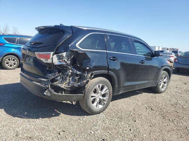 5TDKKRFH1FS109576 - 2015 TOYOTA HIGHLANDER XLE 黑色 照片 3