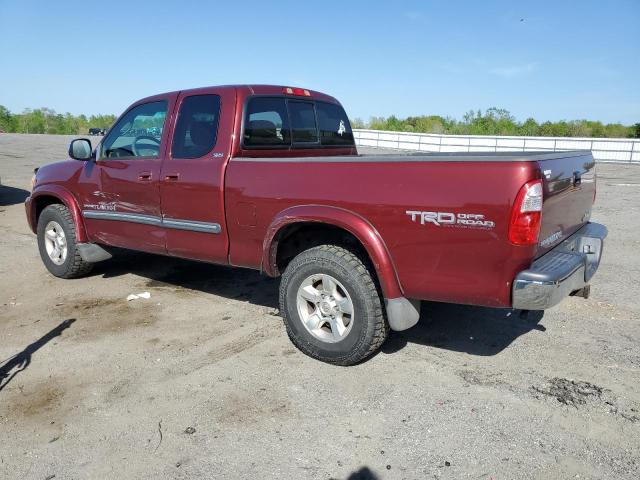 5TBBT44145S468384 - 2005 TOYOTA TUNDRA ACCESS CAB SR5 MAROON photo 2