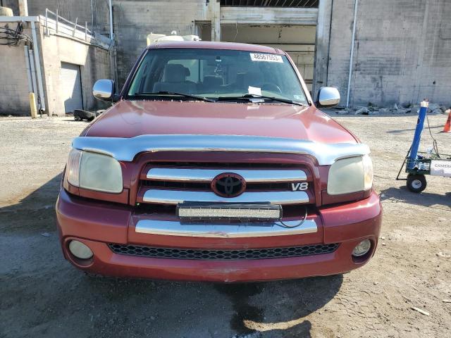 5TBBT44145S468384 - 2005 TOYOTA TUNDRA ACCESS CAB SR5 MAROON photo 5